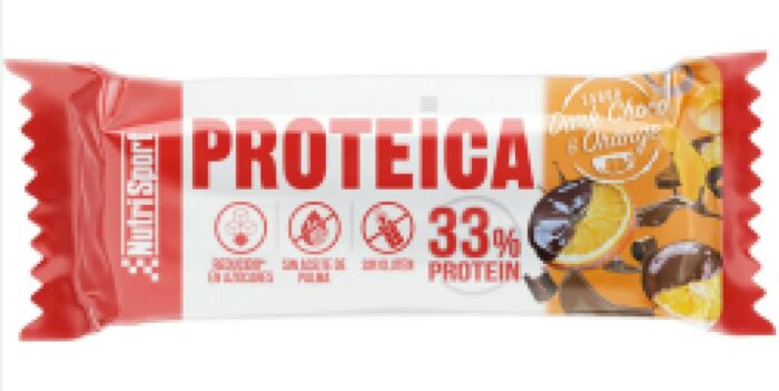 control de peso BARRITA PROTEICA DOBLE CHOCO NARANJA 44 GRS