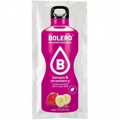 bebidas solubles BOLERO FRESA-PLATANO SOBRE 9GR