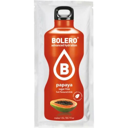 bebidas BOLERO PAPAYA SOBRE 9GRS