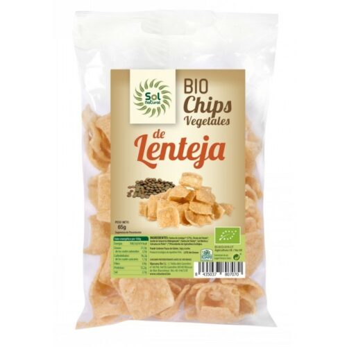 aperitivos y frutos secos CHIPS DE LENTEJAS 65G BIO