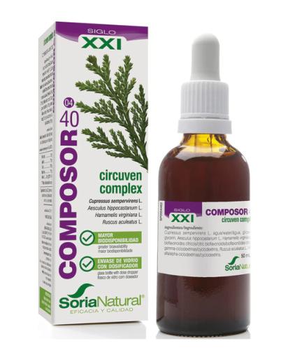 extractos de plantas COMPOSOR 40 CIRCUVEN COMPLEX SIGLO XXI 50ML