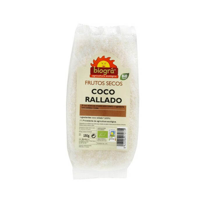 aperitivos y frutos secos Coco rallado 150 grs