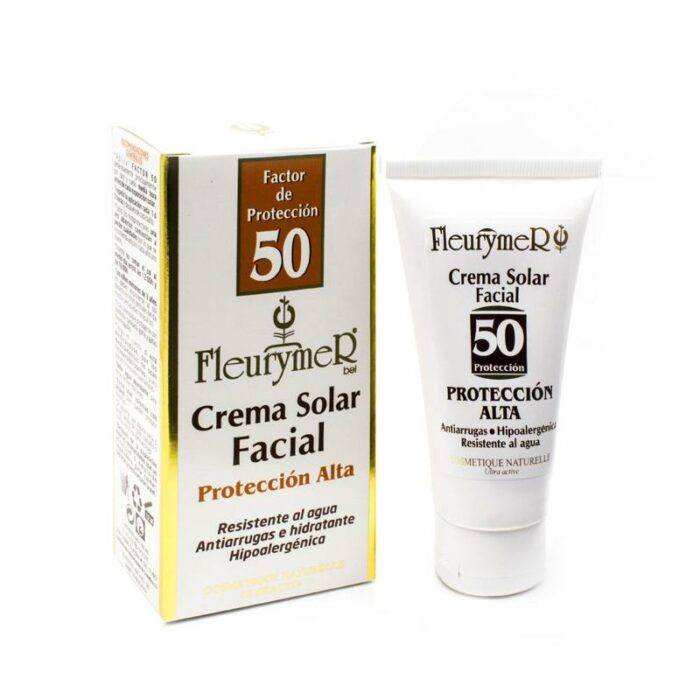 línea solar Crema solar facial SPF-50 tubo80ml