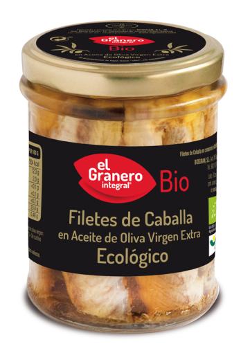 conservas FILETES DE CABALLA BIO, 195 g