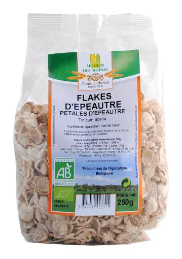 copos, mueslis y salvados FLAKES DE ESPELTA BIO 250GR