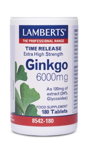 sistema circulatorio GINKGO BILOBA 6000mg 180tab.