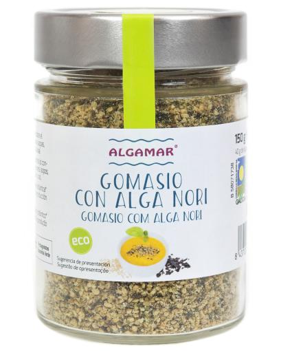 sales, condimentos y salsas GOMASIO CON ALGA NORI BIO 150G