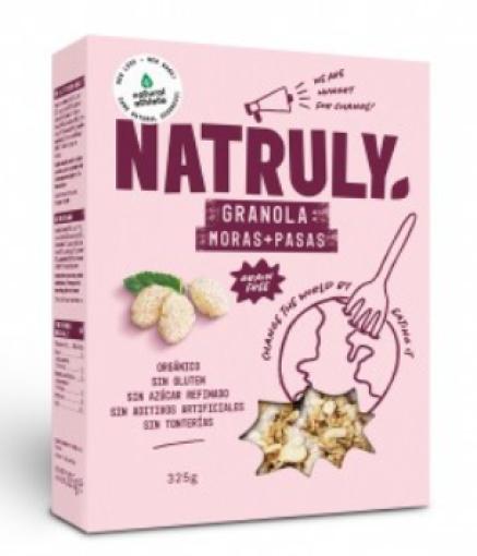 copos, mueslis y salvados GRANOLA DE MORAS Y PASAS BIO 325 GRS