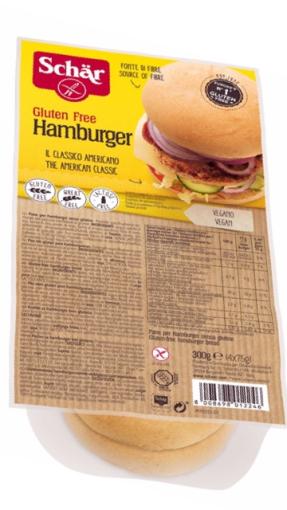 celiacos HAMBURGUER PAN 300 gr. (4 x 75 gr.)