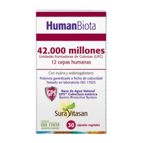 digestivos HUMAN BIOTA 30 CAPS