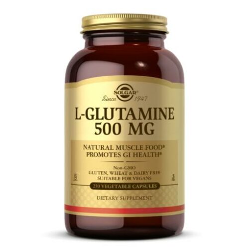 aminoácidos L-GLUTAMINA 500MG 250 CAPSULAS