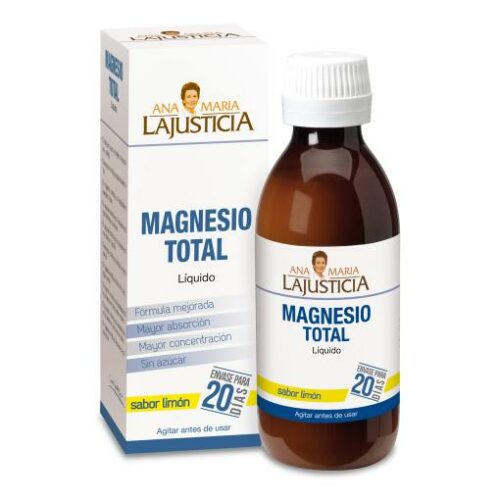 huesos y articulaciones MAGNESIO TOTAL LIQUIDO LIMON 200 ML