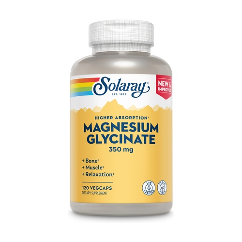 minerales MAGNESIUM GLYCINATE 120 CAPSULAS VEG.