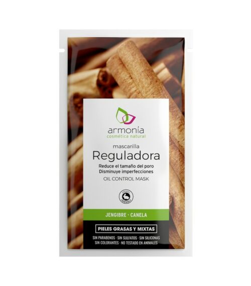 línea facial MASCARILLA ACC. REGULADORA (JENGIBRE Y CANELA) 10 ml