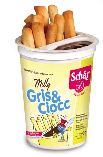 celiacos MILLY GRIS & CIOCC 52 gr.