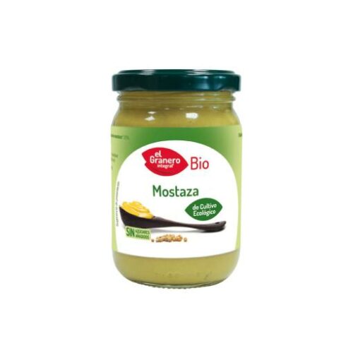 sales, condimentos y salsas MOSTAZA BIO, 200 g