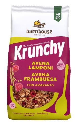 copos, mueslis y salvados MUESLI KRUNCHY AMARANTO FRAMBUESAS Y ARONIA BIO 375GR