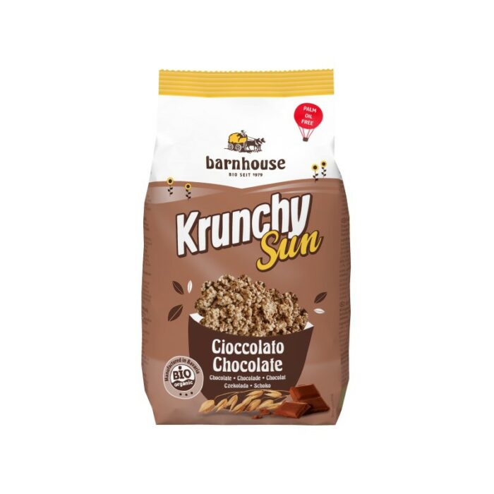 copos, mueslis y salvados MUESLI KRUNCHY SIN PALMA CHOCOLATE 375G BIO