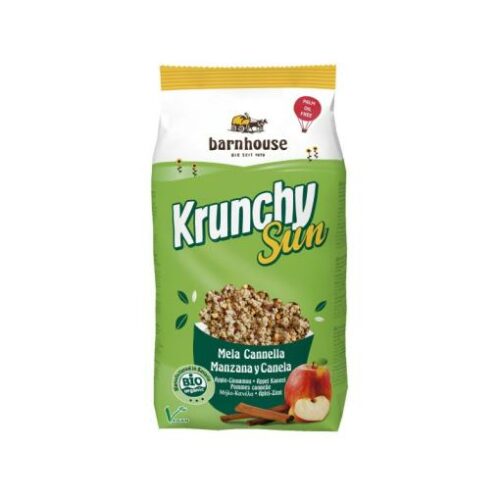 copos, mueslis y salvados MUESLI KRUNCHY SUN MANZANA Y CANELA 750G BIO