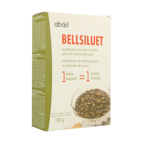 control de peso NATILLAS CHOCOLATE CON CROCANTI BELLSILUET 5 sobres