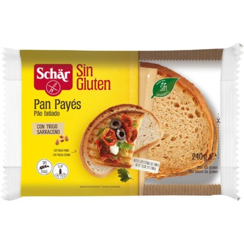 celiacos PAN PAYES, 240 gr.