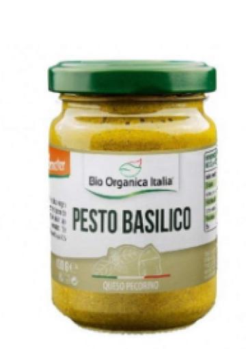 sales, condimentos y salsas PESTO BASILICO ALBAHACA PECORINO BIO 130G