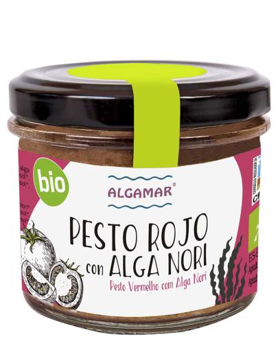 sales, condimentos y salsas PESTO ROJO CON ALGA NORI BIO 180G