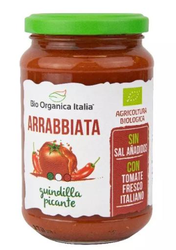 sales, condimentos y salsas SALSA DE TOMATE ARRABBIATA BIO 325ML