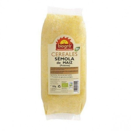 harinas y sémolas SEMOLA DE MAIZ POLENTA BIO 500 grs