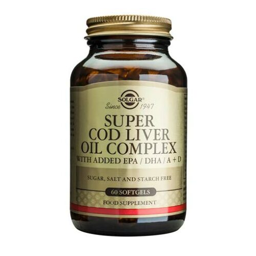 colesterol SUPER COD LIVER OIL COMPLEX 60 Cáps Blandas