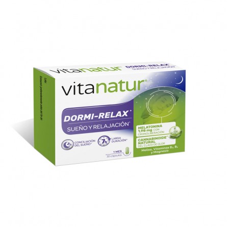 sistema nervioso VITANATUR DORMI-RELAX 30 CAPS