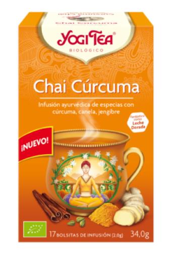 plantas en filtro YOGI TEA CHAI CURCUMA 17 FILTROS BIO