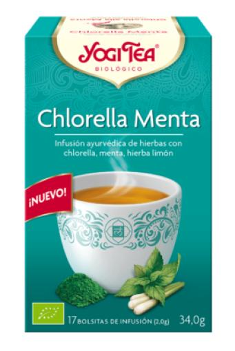 plantas en filtro YOGI TEA CHLORELLA MENTA 17 FILTROS BIO