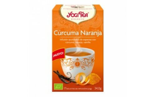 plantas en filtro YOGI TEA CURCUMA NARANJA 17 FILTROS BIO