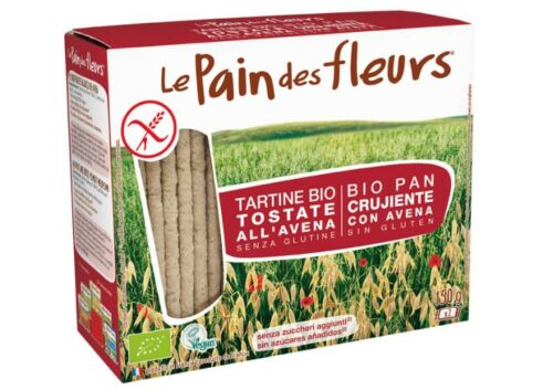 celiacos PAN DE FLORES CON AVENA SIN GLUTEN BIO, 150 g