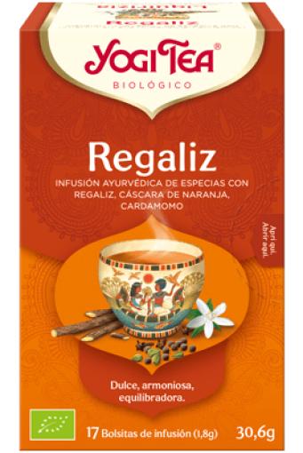 plantas en filtro YOGI TEA REGALIZ 17 FILTROS BIO