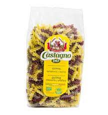 arroz y pasta ESPIRAL TRICOLOR QUINOA REMOLACHA Y ALBAHACA ECO 500 GR