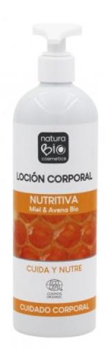 línea corporal LOCION NUTRITIVA MIEL Y AVENA BIO 500ML