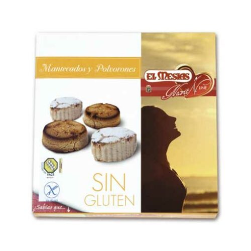 navidad MANTECADOS Y POLVORONES SIN GLUTEN 350 GR.