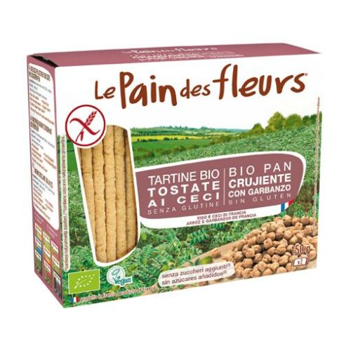 celiacos PAN DE FLORES CON GARBANZOS SIN GLUTEN BIO, 150 g