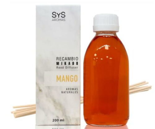 aromaterapia RECAMBIO MIKADO MANGO 200ml +PALOS