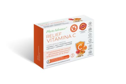 vitaminas y minerales RELIEF VITAMINA C 30 COMP.