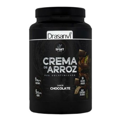 deporte CREMA ARROZ SABOR CHOCOLATE 1 KG SPORT LIVE DRASANVI