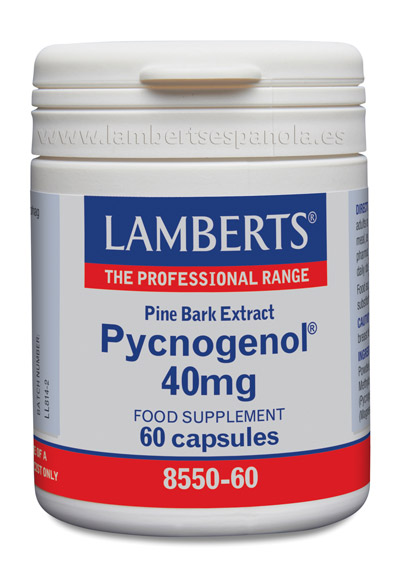 antioxidantes PYNOGENOL 40MG 60CAPS