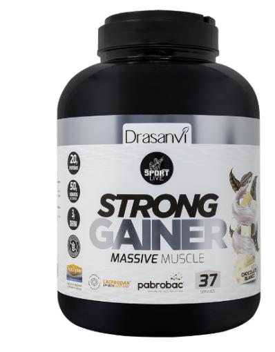 deporte WEIGHT GAINER CHOCOLATE BLANCO 3KG SPORT LIVE DRASANVI