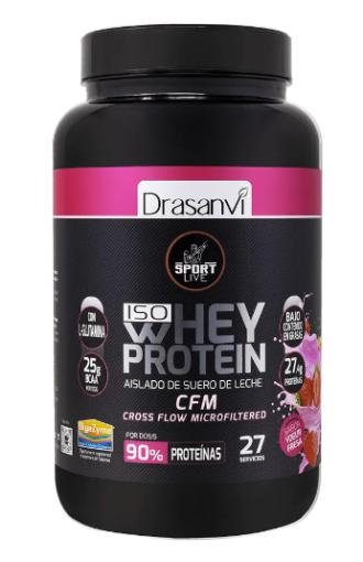 deporte WHEY PROTEIN AISLADO YOGUR FRESA 800G SPORT LIVE DRASANVI