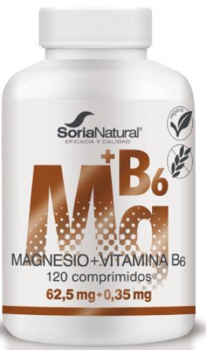 vitaminas MAGNESIO VITAMINA B6 LIBERACION SOSTENIDA 120 COMP