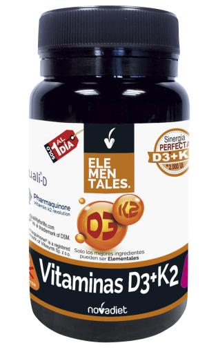 vitaminas VITAMINA D3+K2 60 COMPRIMIDOS