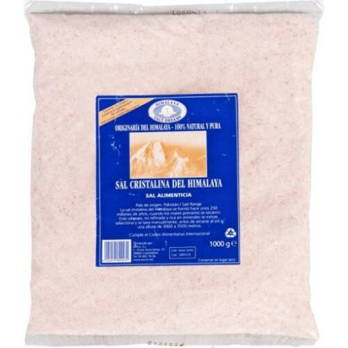 azucar y endulzantes SAL CRISTALINA DEL HIMALAYA MOLIDA ROSA 1KG