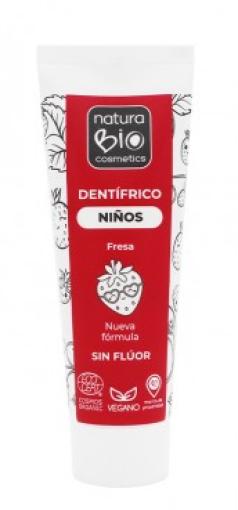 higiene bucal DENTRIFICO DE NIÑOS SABOR FRESA SIN FLUOR 75ML